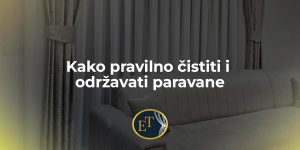 Pročitajte više o članku Kako pravilno čistiti i održavati paravane